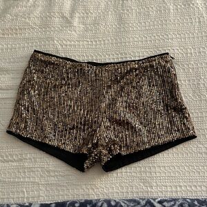 Cheetah sequin micro shorts